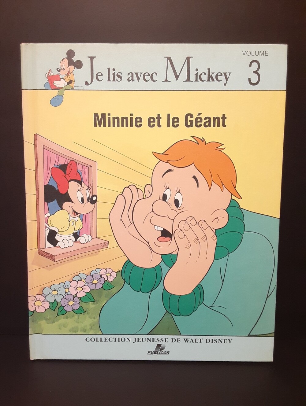 Vintage 1991 French Walt Disney Minnie et le Géant Book Volume 3